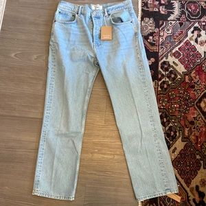 Reformation Cynthia High rise straight jeans